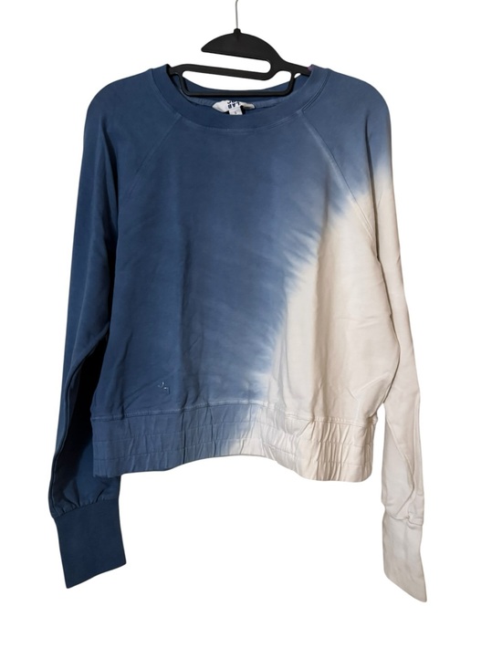 JoyLab Tops - JoyLab Blue and White Ombre Crewneck Sweatshirt